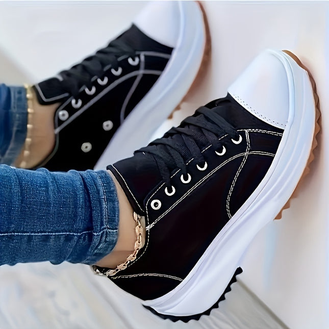 Women's Chunky Canvas Sneakers