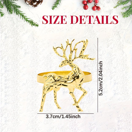 12pcs Christmas Napkin & Ring Set