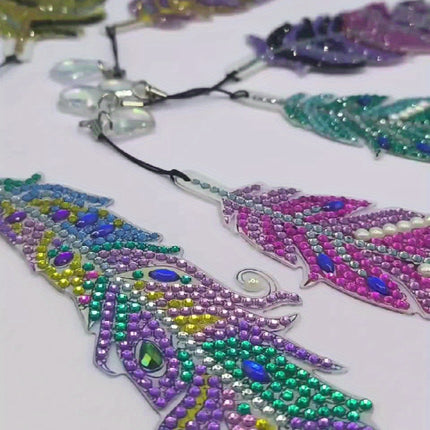 6 Pcs LazyFold Diamond Painting Bookmarks