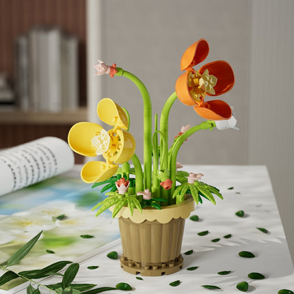 Eternal Flower Puzzle Building Blocks – Creative Assembly Set
