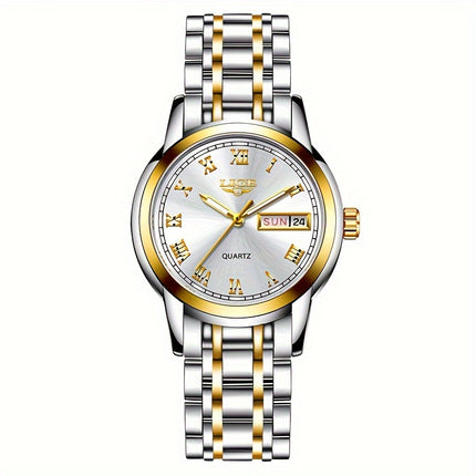 LIGE Gold Women's Bracelet Watch