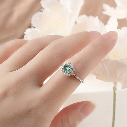 Moissanite 925 Sterling Silver Jewelry Set
