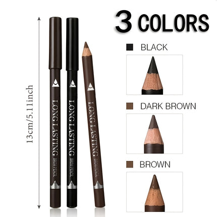 3-Piece Eyeliner & Brow Pencil Set