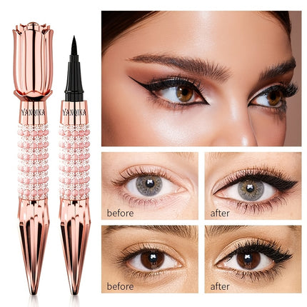 Black Rhinestone Liquid Eyeliner Pen