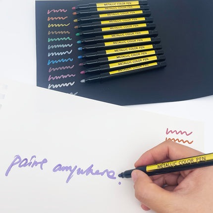 Metallic Glitter Paint Marker Pens
