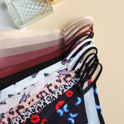 12pcs Seamless Print Briefs Set