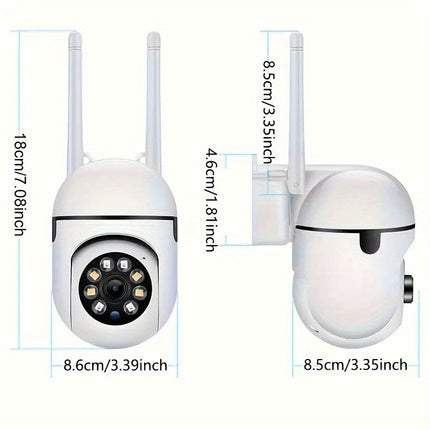 1080P WiFi Security Camera - Motion Tracking & Night Vision