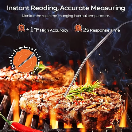 Digital Meat Thermometer – Touch Screen & Timer