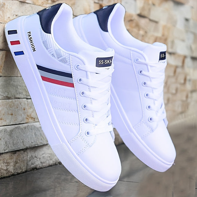 Men’s Striped Lace-Up Sneakers