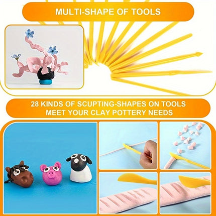 14pcs Clay Sculpting & Carving Tools