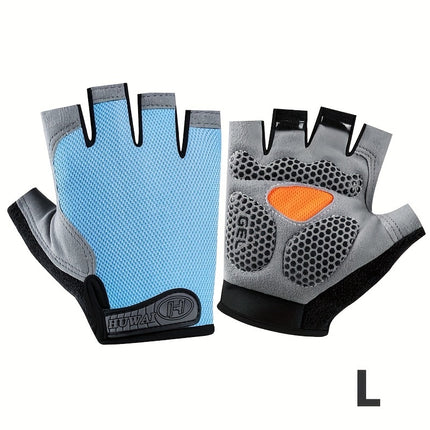 Breathable Half-Finger Sports Gloves for Cycling & Fitness