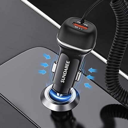 USB-C 51W Super Fast Car Charger - Travel-Ready Power