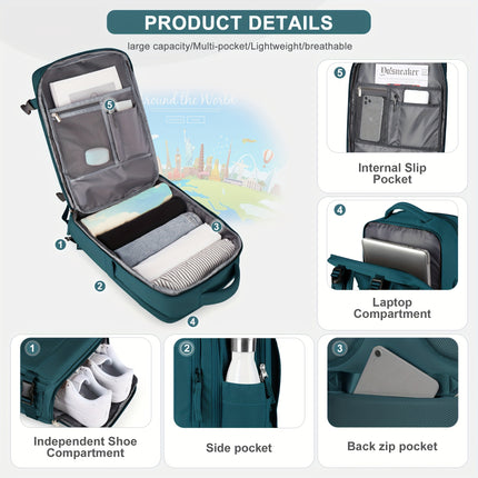 Multi-Functional Travel Backpack with USB Port
