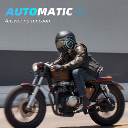 BT12 Motorcycle Helmet Wireless Headset - Handsfree Music & Call