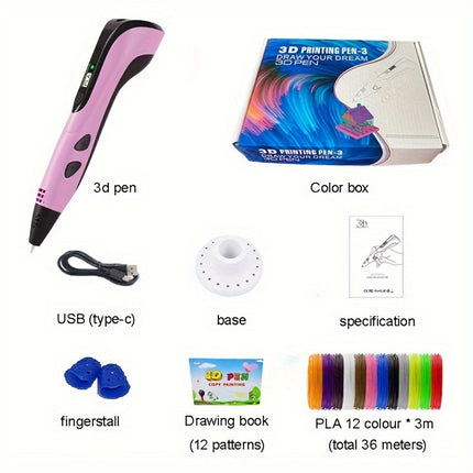 Deluxe 3D Printing Pen Set for Kids