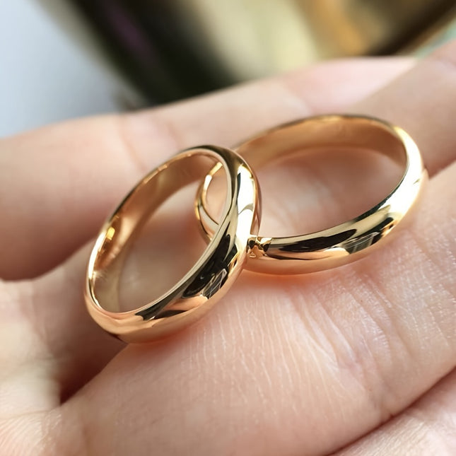 Elegant Unisex Wedding Engagement Ring