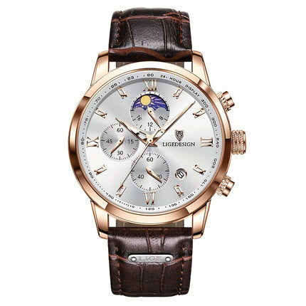 LIGE Luxury Sport Quartz Watch