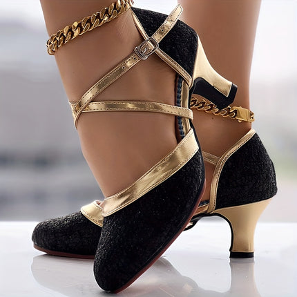 Glitter D'Orsay Dance Shoes