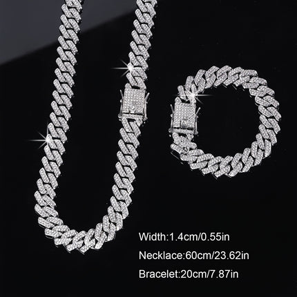 Men's Punk Chain Jewelry Set