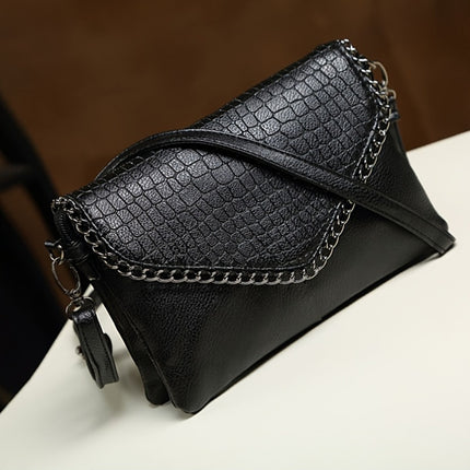 Minimalist Solid PU Crossbody Bag