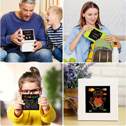 Rainbow Scratch Art Kit – Creative Fun with Hidden Colors