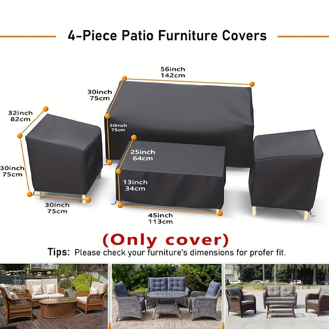 Durable Patio Furniture Covers - Waterproof & Heavy-Duty Protection