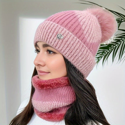 Winter Chic Beanie & Scarf Set