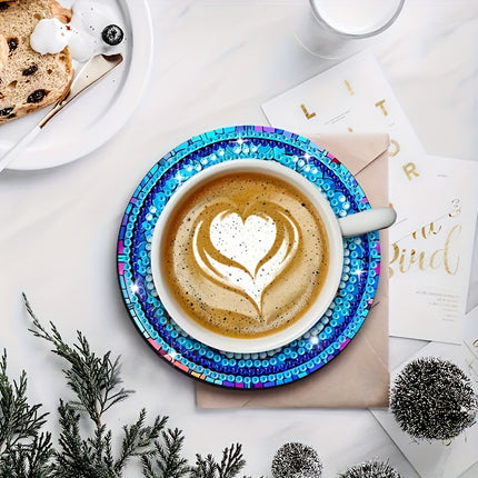 Mandala Diamond Art Coaster Set