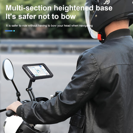Waterproof 360° Motorcycle Phone Mount – Secure, Adjustable Holder