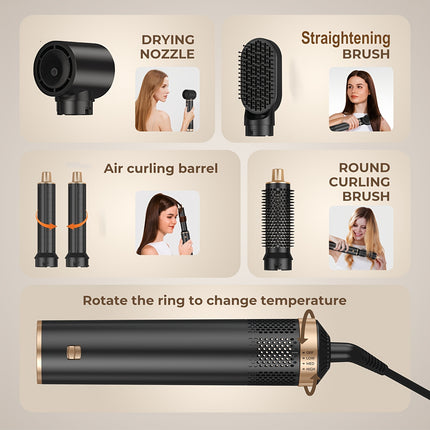 UKLISS 5-in-1 Hot Air Styling Brush