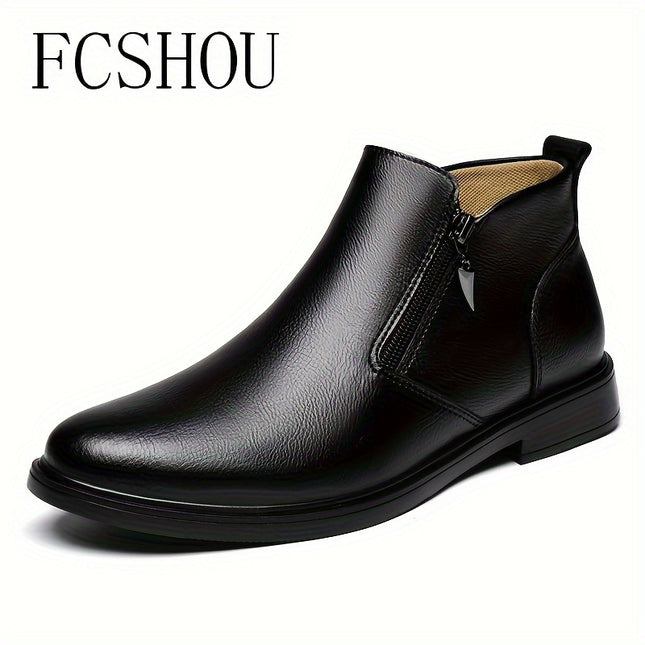 Men's Split Leather Chelsea Boots