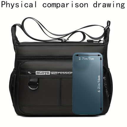 Waterproof Oxford Crossbody Bag