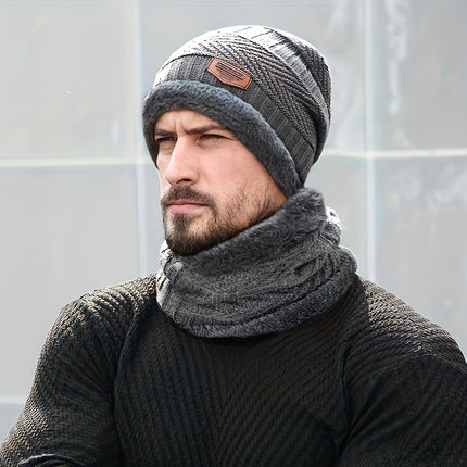 Men’s Warm Hat & Scarf Set
