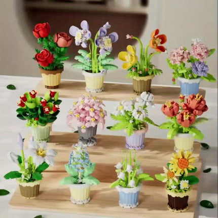 Eternal Flower Puzzle Building Blocks – Creative Assembly Set