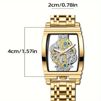 Luxury Tourbillon Quartz Watch