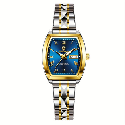 BINBOND Women's Tonneau Quartz Watch