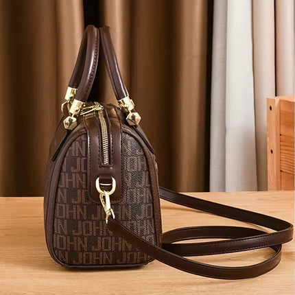 Fashionable Boston Tote – Chic Crossbody Bag for Moms - Monti Bargains