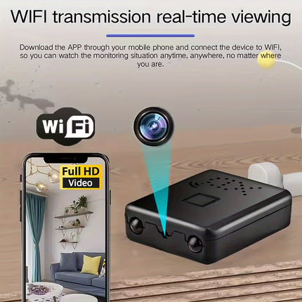 Smart Mini WiFi Camera – Secure, Portable, Night Vision