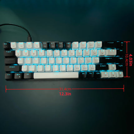 Compact Backlit Gaming Keyboard - Monti Bargains