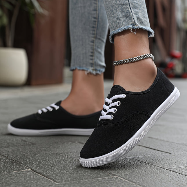 Women's Solid Color Canvas Shoes