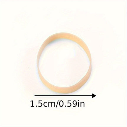 1000pcs Colorful Disposable Rubber Bands