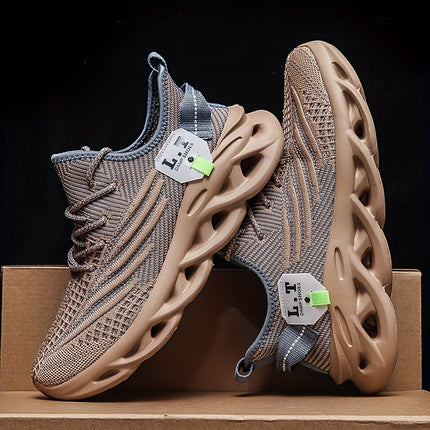 Men’s Breathable Knit Running Shoes