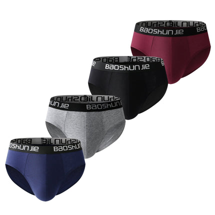 4 Pcs Men's Cotton Briefs