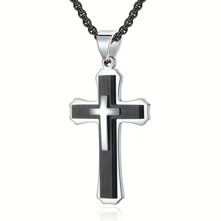 Classic Religious Cross Pendant Necklace