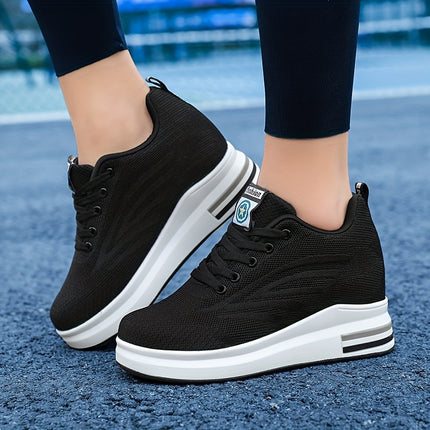 Breathable Hidden Lift Sneakers