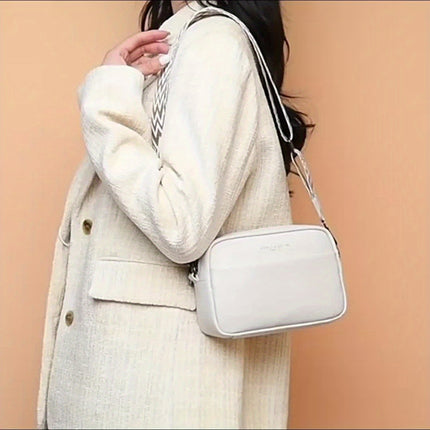Simple Leather Crossbody with Guitar Strap