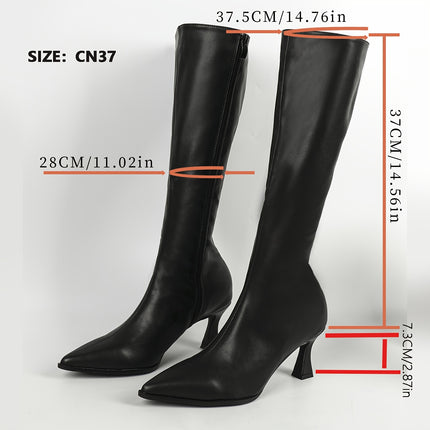 Women's Stylish High-Heel Winter Boots