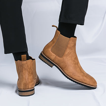 Sleek Black Chelsea Boots for Men