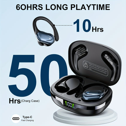 Noise-Cancelling Earbuds with Earhooks