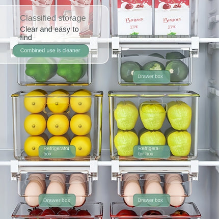 Transparent Refrigerator Hanging Storage Drawer Organizer